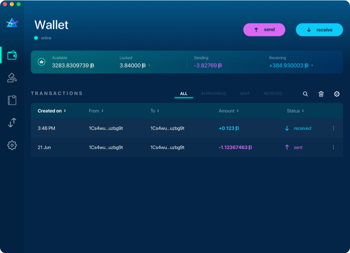 Beam Wallet